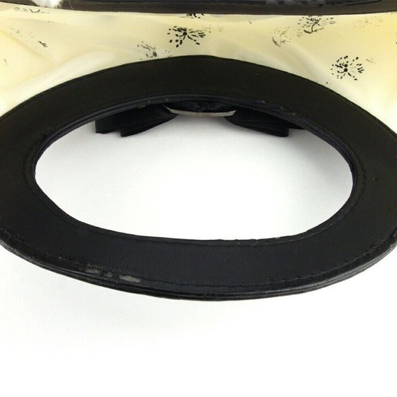 Salvatore Ferragamo Tote Bag Vara Ribbon White Canvas ~ Skin Auth USED C3961 - Picture 5 of 9